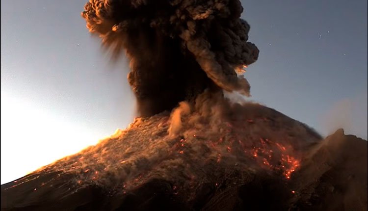 Erupción del Volcán Popocatépetl 9 enero 2020 6 Volcan Popocatepetl 9 enero 2020