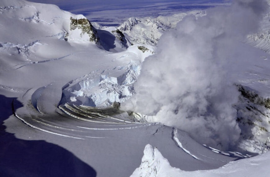 Volcanes activos 5 Volcan Monte Redoubt Alaska